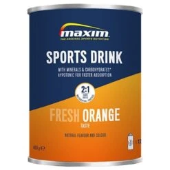 BEBIDA ENERGETICA MAXIM NARANJA/LIMON 480gr.